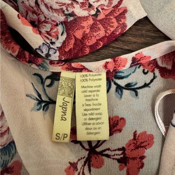 Japna Sheer Floral Maxi Dress Small - Picture 8 of 8